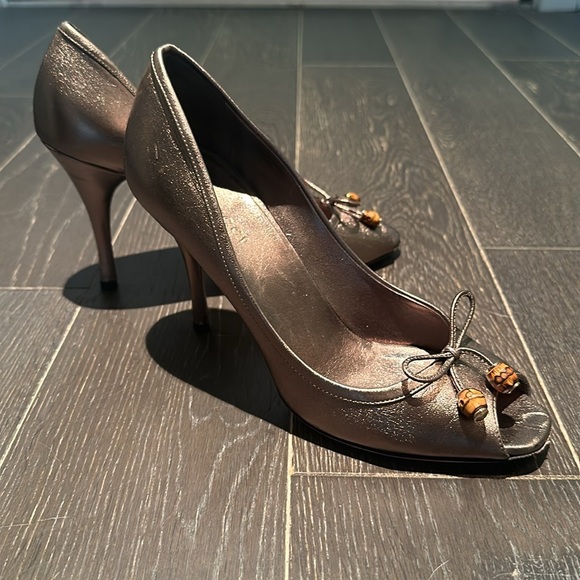Gucci open toe heels - Picture 3 of 3